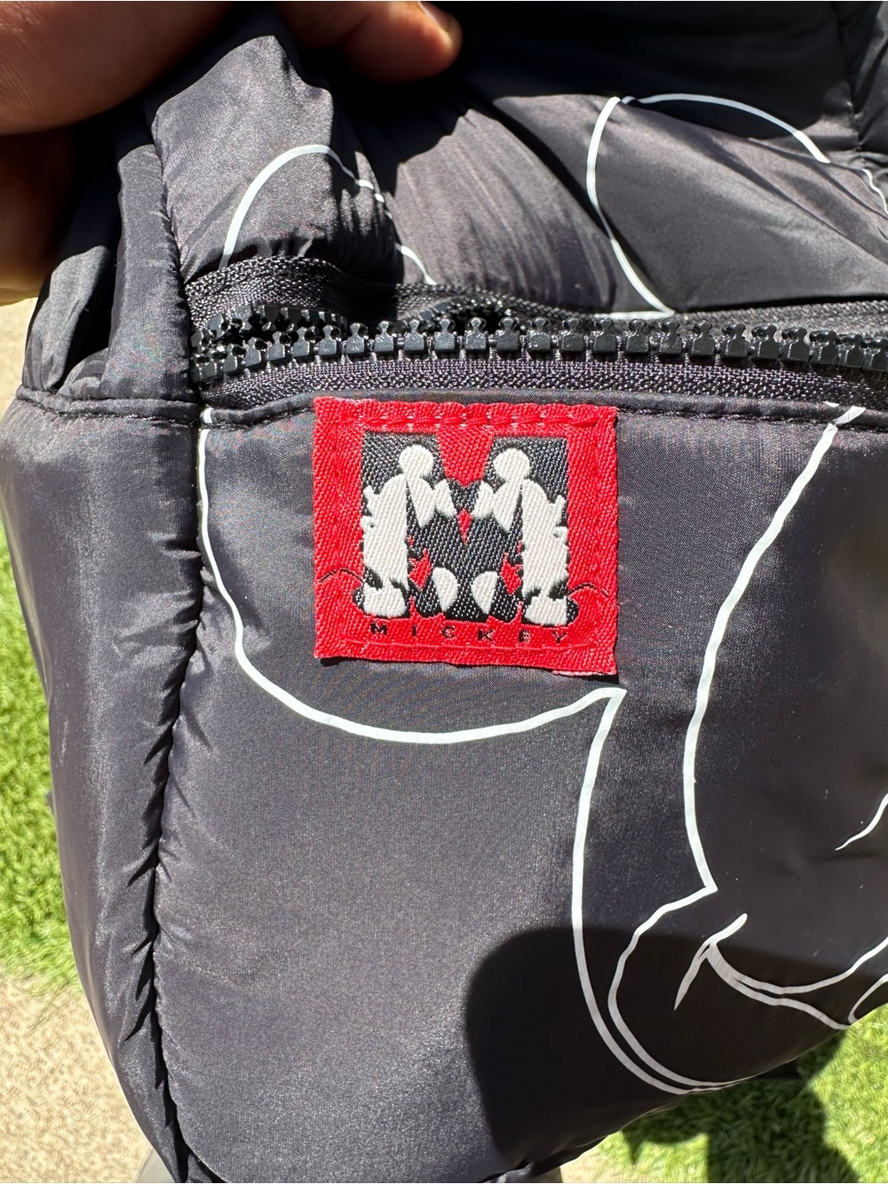 Zara Kids x Disney Mickey Mouse Black Puffer Backpack - Picture 8 of 8